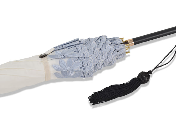 229815 Pattern Parasol - Ivory (3 Handle Choices)