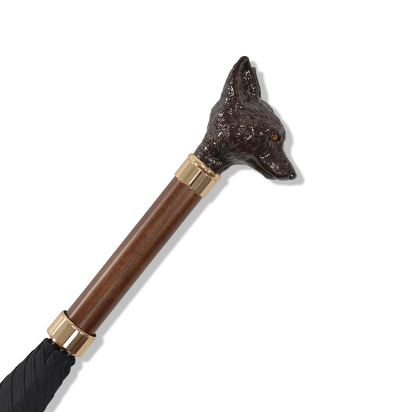 GT19S Brown Fox Head (NEW 2026) – Fox Umbrellas