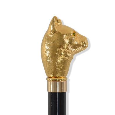 TEL14 (8 Rib) Gilt Finish Classic Cat Head