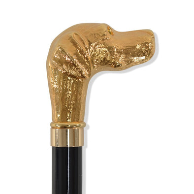 TEL8 (10 Rib) Gilt Classic Dog Head
