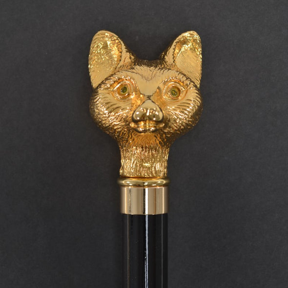 TEL8 (10 Rib) Gilt Classic Fox Head