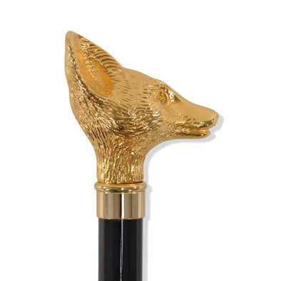 TEL8 (10 Rib) Gilt Classic Fox Head