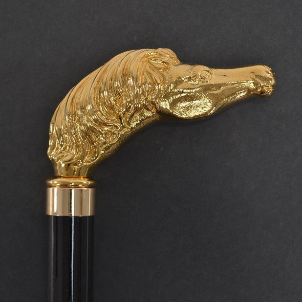 TEL14 (8 Rib) Gilt Finish Classic Horse Head