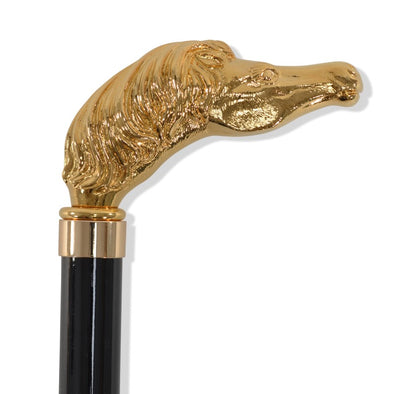 TEL14 (8 Rib) Gilt Finish Classic Horse Head