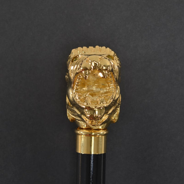 TEL14 (8 Rib) Gilt Finish Classic Lion Head