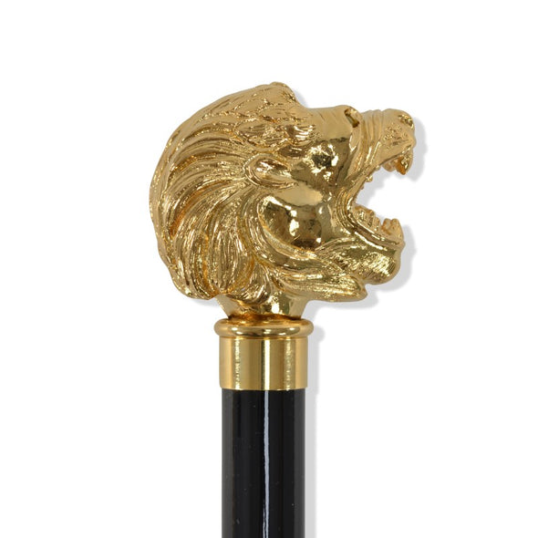TEL14 (8 Rib) Gilt Finish Classic Lion Head