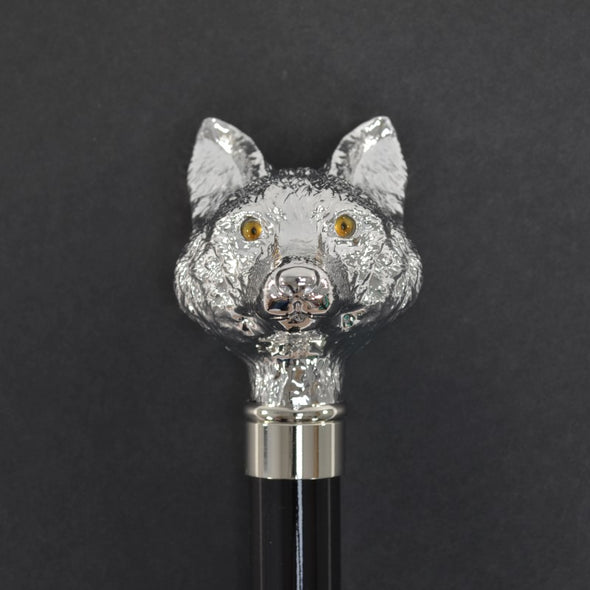 TEL13 (8 Rib) Nickel Finish Fox Head