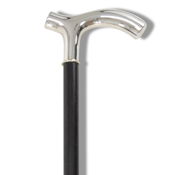 EWS6 Silver Hallmarked Crook or Crutch Dress Stick (2 Handle Options)