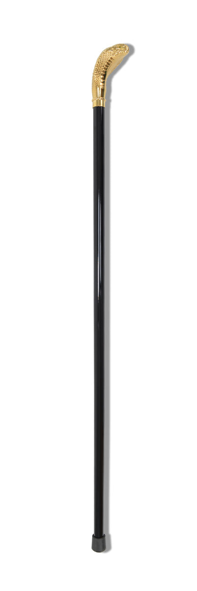 FWS7 Gilt Finish Animal Head Walking Stick (13 Handle Options)