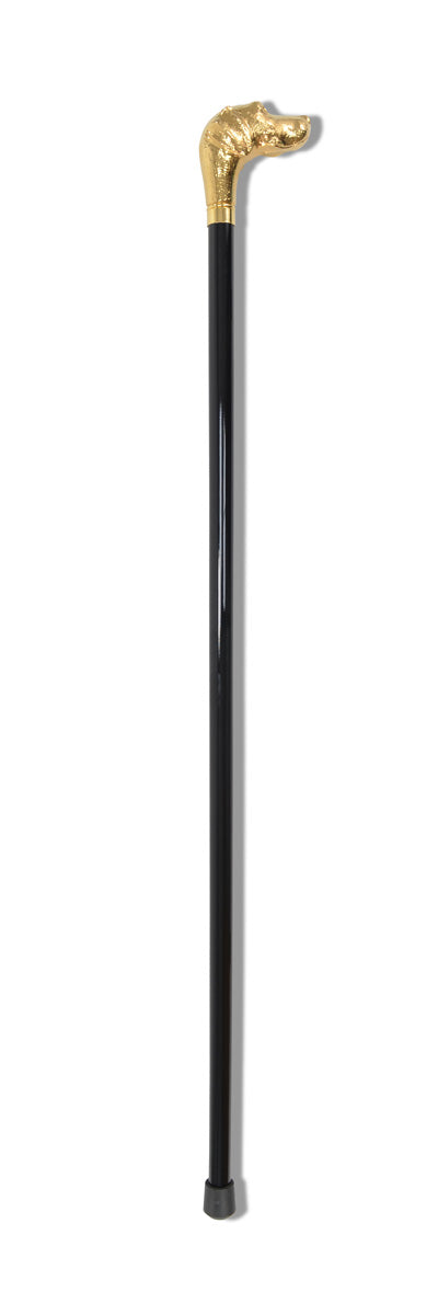 FWS7 Gilt Finish Animal Head Walking Stick (13 Handle Options)