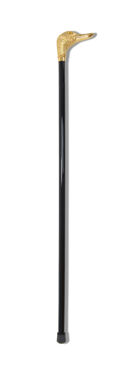 FWS7 Gilt Finish Animal Head Walking Stick (13 Handle Options)