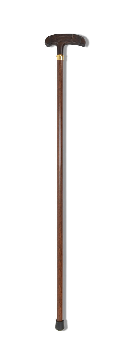 FWS1 Brown Finish Animal Head Walking Stick (10 Handle Options)