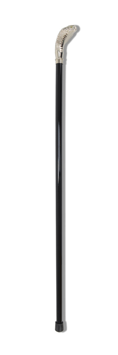 FWS2 Nickel Finish Animal Head Walking Stick (13 Handle Options)