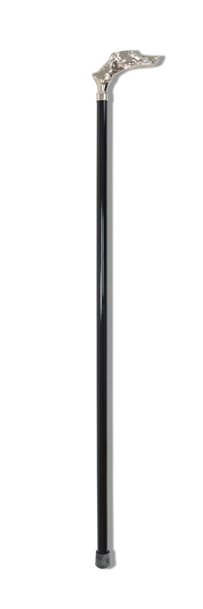 FWS2 Nickel Finish Animal Head Walking Stick (13 Handle Options)