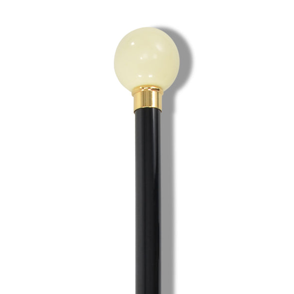FWS4 Imitation Ivorine Ball Top Walking Stick