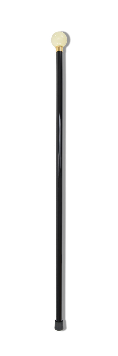 FWS4 Imitation Ivorine Ball Top Walking Stick