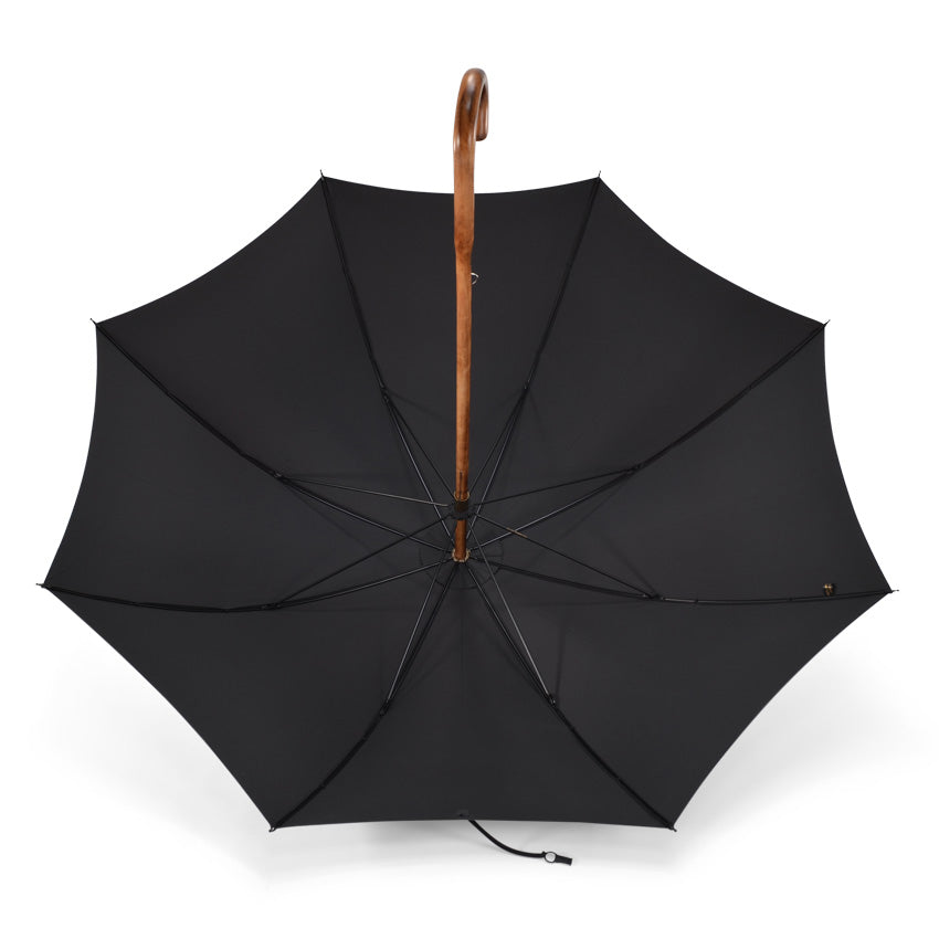 商品画像：Fox Umbrellas | Maple Crook Telescopic Umbrella - Black 4